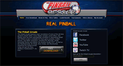 Desktop Screenshot of pinballarcade.com